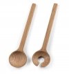 Bitz OAK Drewniane Łyżki do Serwowania Sałaty 24 cm / Dębowe