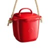 Emile Henry Kompostownik Ceramiczny 3,9 l / Czerwony