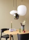 Hübsch REFLECT Lampa Wisząca 25 cm / Klosz Szary Opalizujący