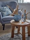 Okrągły stolik Emmett Creative Collection z drewna sosnowego i MDF