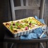 Emile Henry NATURAL CHIC Ceramiczna Forma do Tarty 24x34 cm Prostokątna - Kremowa