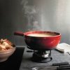 Emile Henry KITCHEN Ceramiczny Zestaw do Fondue / Czarny