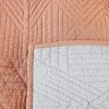 House Doctor QUILT TRIA Narzuta na Łóżko 250x250 cm Pomarańczowa