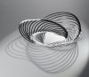 Alessi TRINITY Kosz na Owoce 26 cm - Stalowy