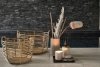 Villa Collection SCANDI Kosz do Przchowywania - Zestaw 2 Dużych Koszy Bambusowych