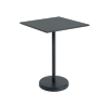 Muuto LINEAR Kwadrat Ogrodowy Stolik Kawowy 70 cm / Wys. 95 cm / Czarny