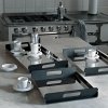 Alessi VASSILY Taca do Serwowania 55 cm / Czarne Uchwyty