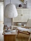 Bloomingville SANNA Drewniana Komoda z Rattanowym Frontem