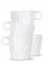 Sagaform OUTDOOR EATING Akrylowe Filiżanki Piknikowe 200 ml 4 Szt. / Białe