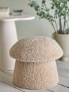 Bloomingville BOCCA Puf Tapicerowany / Beżowy Boucle
