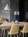 Muuto TOP PEDANT Stalowa Lampa Wisząca 38 cm Piaskowa