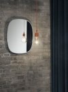 Muuto FRAMED Lustro Ścienne S - Różowe / Tafla Różowa