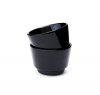 Morso PLATEAU Porcelanowe Czarki do Herbaty 2 szt. Czarne