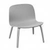 Muuto VISU LOUNGE Fotel - Szary