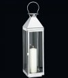 Cilio VILLA Lampion 70 cm Srebrny