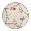 Bloomingville CHRISTMAS YULE Świąteczny Talerz Obiadowy 25,5 cm
