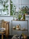 Bloomingville RAMINO Stolik Barowy / Odcień Mosiądzu