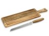 Holm WOODEN Zesatw do Chleba - Deska i Nóż do Krojenia Pieczywa 2 El.
