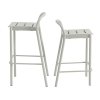 Muuto LINEAR Krzesło Barowe Ogrodowe - Hoker 75 cm / Czarny