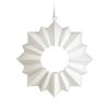 Kähler STELLA Wiszący Świąteczny Świecznik Tealight - Gwiazda - Biały