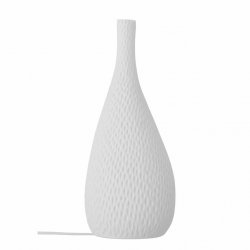 Bloomingville PELA Ceramiczna Lampa Stołowa / Biała