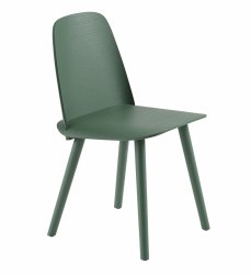 Muuto NERD Krzesło Drewniane - Zielone
