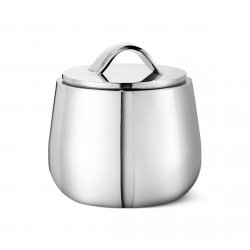 Georg Jensen HELIX Cukiernica z Pokrywką / Srebrna Polerowana