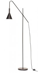 Hübsch NORDIC Lampa Podłogowa - Czarna