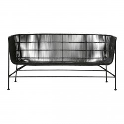 House Doctor CUUN Sofa Rattanowa - Czarna