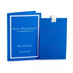 Max Benjamin CLASSIC Zawieszka - Karta Zapachowa - Blue Flowers