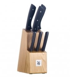 Wmf CLASSIC LINE Zestaw 6 Noży Kuchennych w Drewnianym Bloku