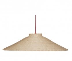 Hübsch CHAND Lampa Wisząca Rattanowa 80 cm