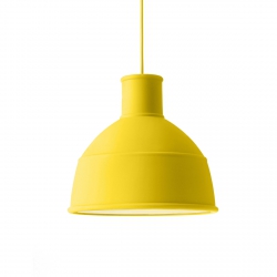 Muuto UNFOLD Lampa Silikonowa 32 cm Żółta