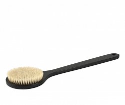 Villa Collection BATH Drewniana Szczotka do Mycia Ciała 37 cm Czarna