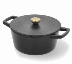 Holm CAST IRON Garnek Żeliwny 3,6 l / Czarny
