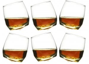Sagaform BAR Bujające się Szklanki do Whisky, Drinków 200 ml 