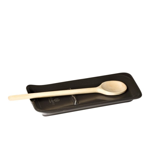 Emile Henry KITCHEN Podstawka pod Łyżkę Kuchenną - Czarna