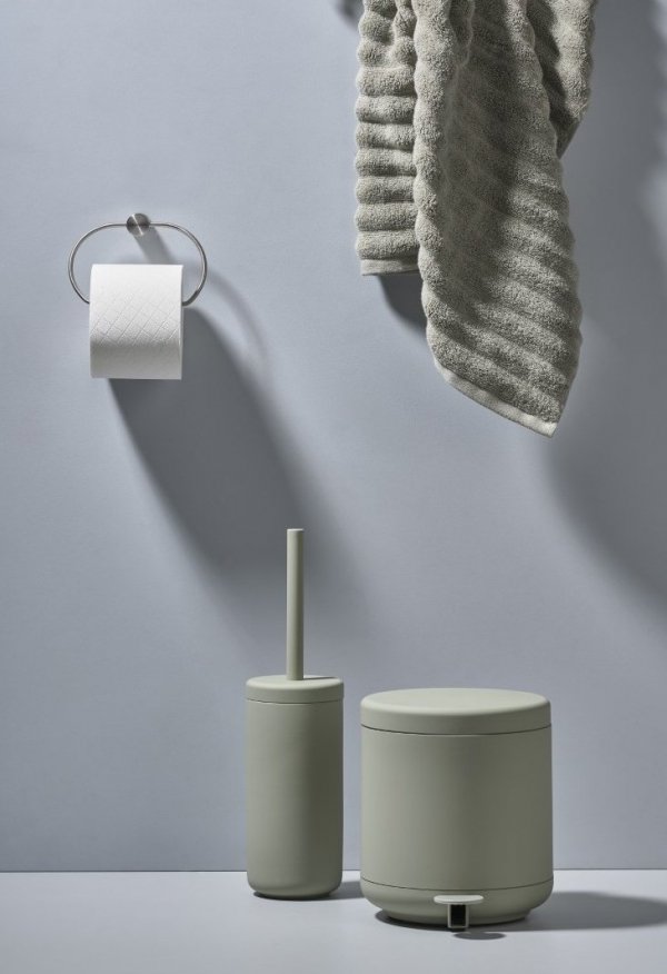 ZONE Denmark HOOKED ON RINGS Wieszak - Uchwyt na Papier Toaletowy - Srebrny Matowy