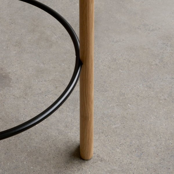 Menu PASSAGE Hoker - Krzesło Barowe 65 cm Dąb Naturalny