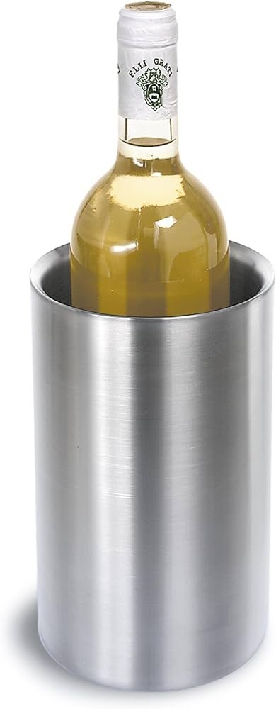 Blomus EASY Stalowy Cooler - Pojemnik na Wino / Srebrny Matowy