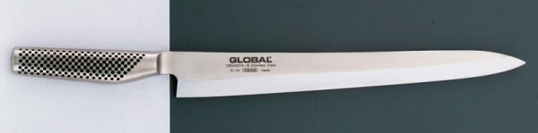 GLOBAL - Japoński Nóż Yanagi Sashimi 30 cm G-14R (Praworęczny)