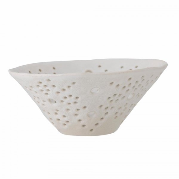 Bloomingville DALENA Ceramiczna Misa na Owoce lub Pieczywo 30 cm / Biała