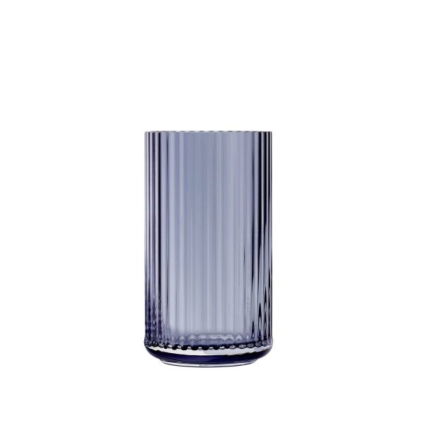 Lyngby Porcelain LYNGBY Wazon Szklany 12 cm Granatowy Midnight Blue