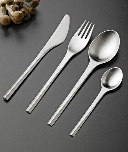 STELTON Norstaal - Sztućce Prisme dla 4 Osób