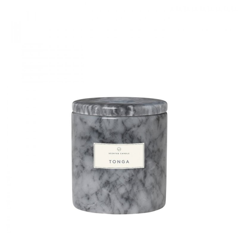 Blomus FRABLE Świeca Zapachowa w Marmurowym Pojemniku - Sharkskin