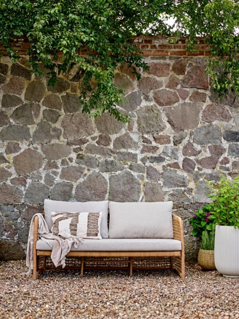 Bloomingville PENZANO Sofa Ogrodowa z Polirattanu / Naturalna
