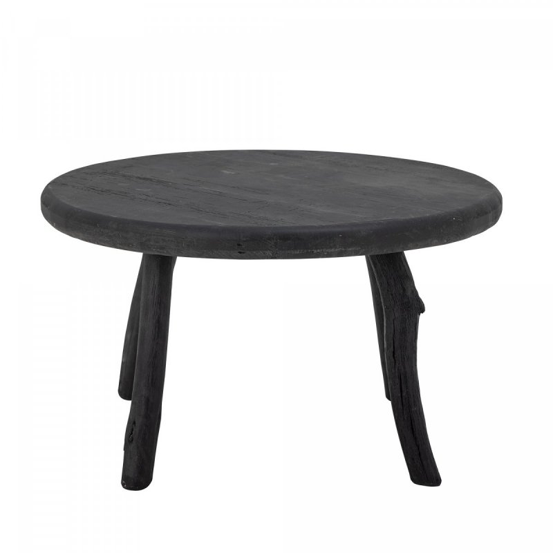Bloomingville MILOS Drewniany Stolik Kawowy 70 cm / Czarny