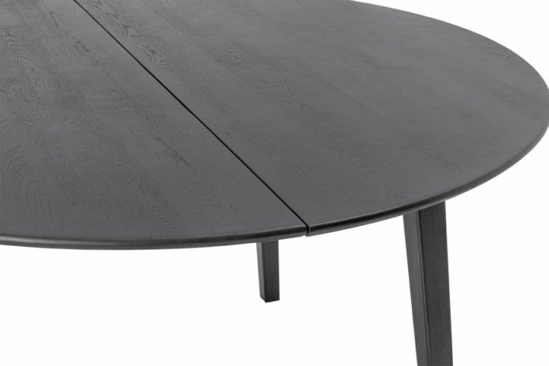 Bloomingville PERON Okrągły Stół do Jadalni 140 cm / Czarny Dąb FSC