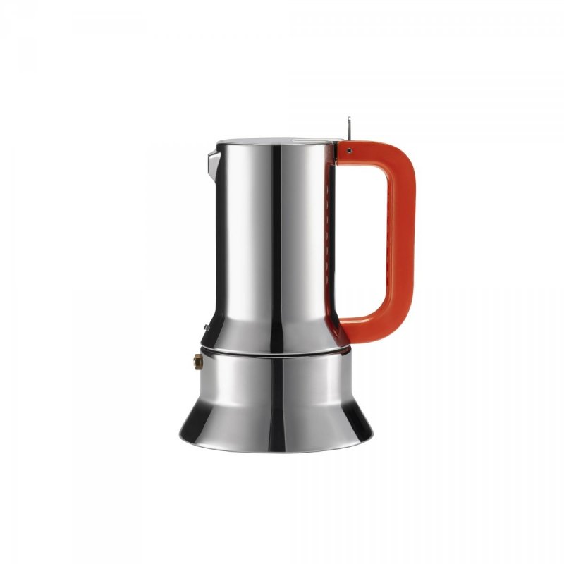 Alessi 9090 Kawiarka - Zaparzacz do Espresso 150 ml Manico Forato - Edycja Limitowana 100-Lecie Alessi