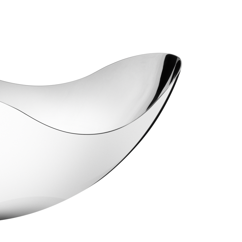 Georg Jensen BLOOM Misa z Polerowanej Stali Nierdzewnej 34 cm